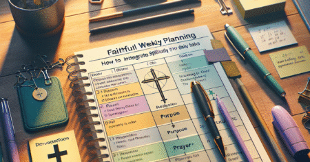 Planejamento Semanal com Fé: Como Integrar a Espiritualidade nas Suas Tarefas Diárias